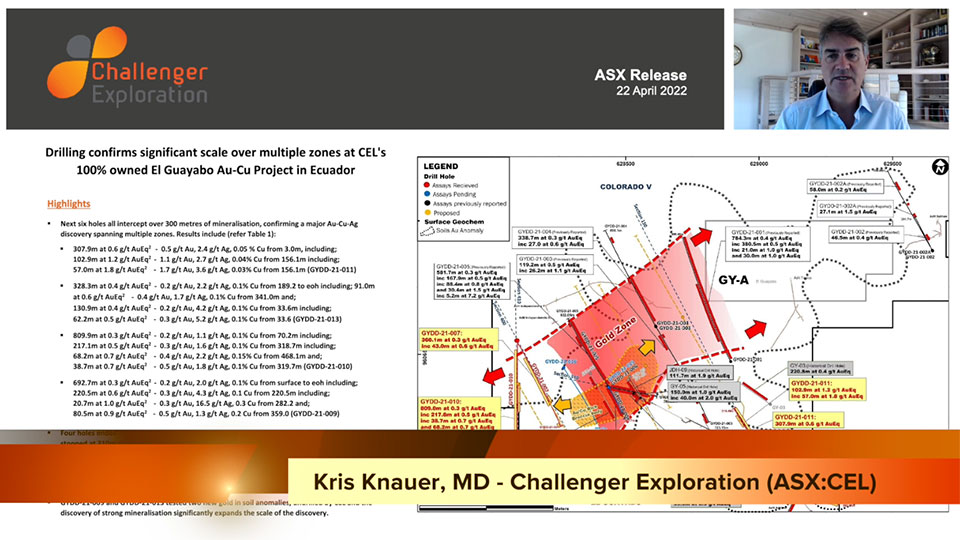 Kris Knauer Outlines Results at El Guayabo Confirming Significant Scale