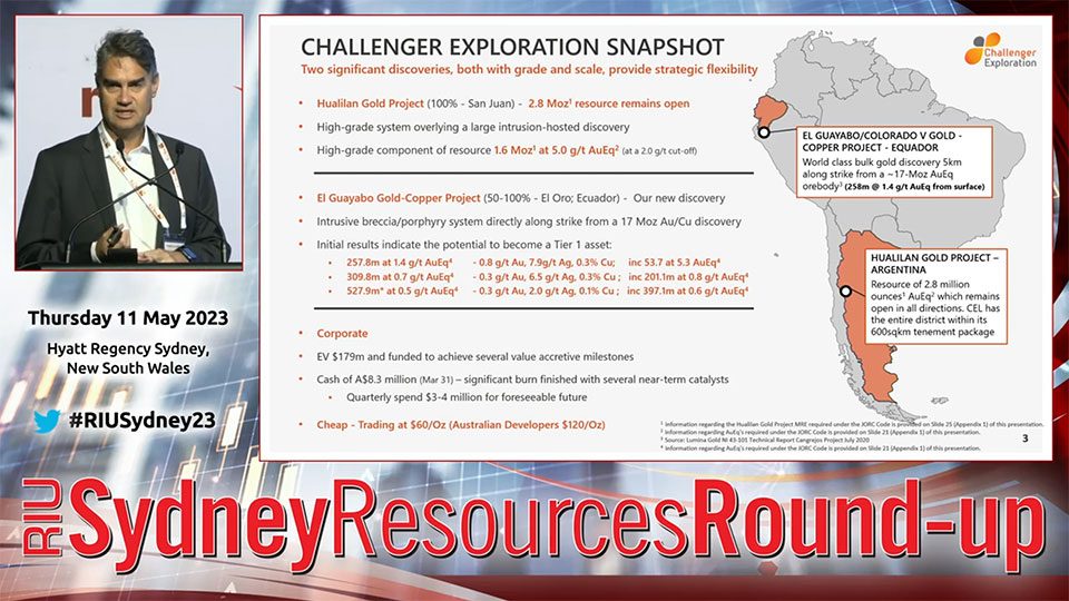 Kris Knauer presents at RIU Sydney Resources Round-Up